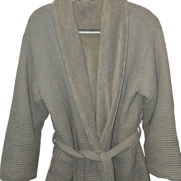 Hotel collection UNISEX Grey Robe LG/XL - Picture 2 of 4